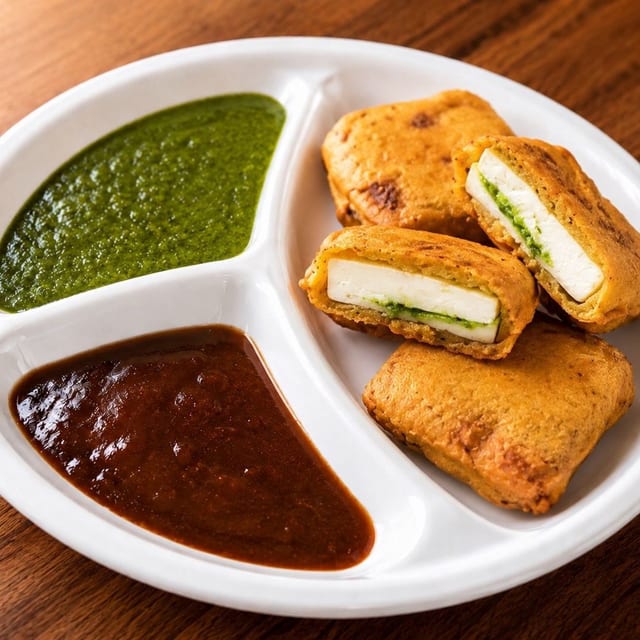 Paneer pakora.
