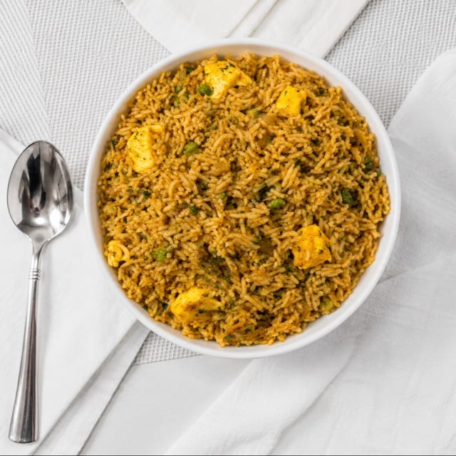 Vegetable biryani.