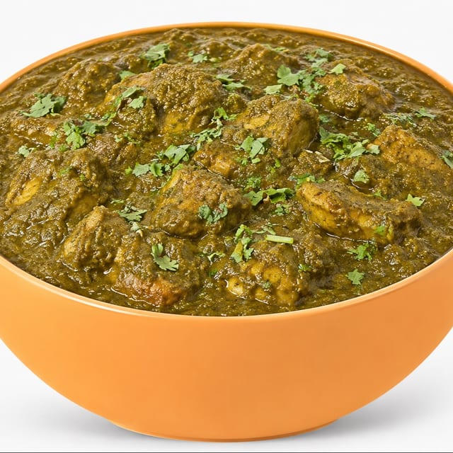 Chicken spinach.