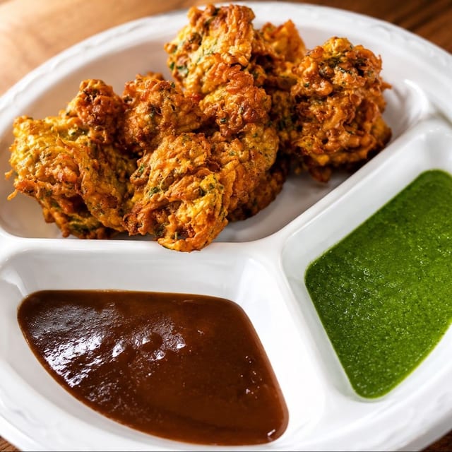 Veggie pakoras.