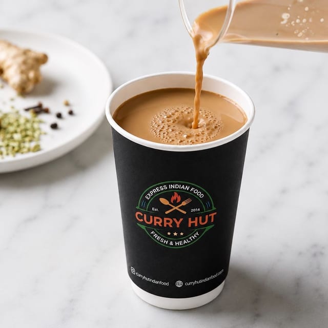Hot coffee w/milk.